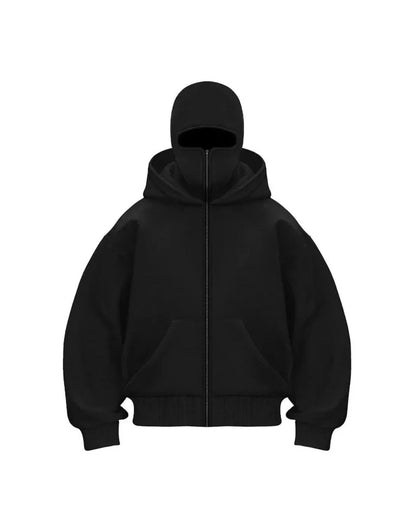 Ninjaclava™ 3 İplik Kar Maskeli Ninja Hırka Polar